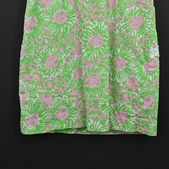 LILLY PULITZER Dress Size 2 Liz Sleeveless Shift Cabana Pink Sunnyside Vacation - Picture 11 of 13